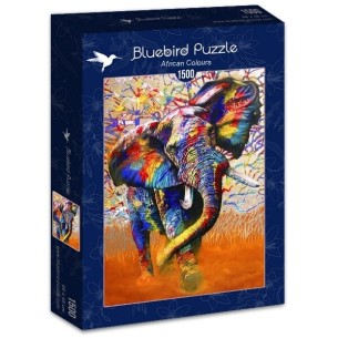 PUZZLE 1500 pcs - Cores de África - BLUEBIRD