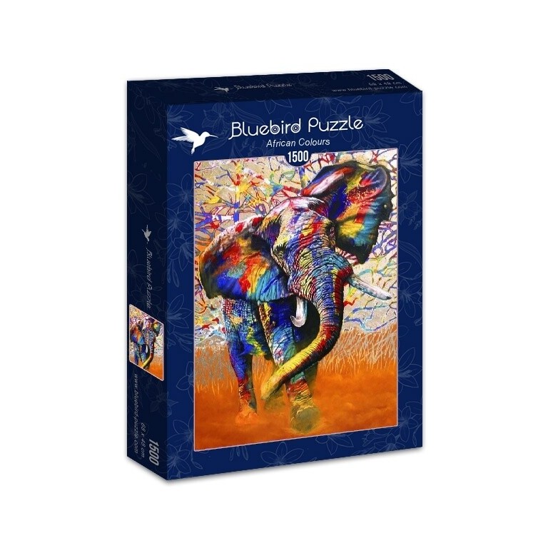 PUZZLE 1500 pcs - Cores de África - BLUEBIRD