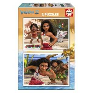 PUZZLE 2x100 pcs - VAIANA 2...