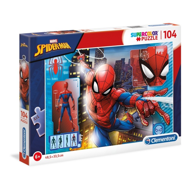 PUZZLE Super 104pcs Spiderman - CLEMENTONI