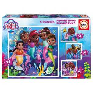 PUZZLE 12/16/20/25Pcs Ariel...