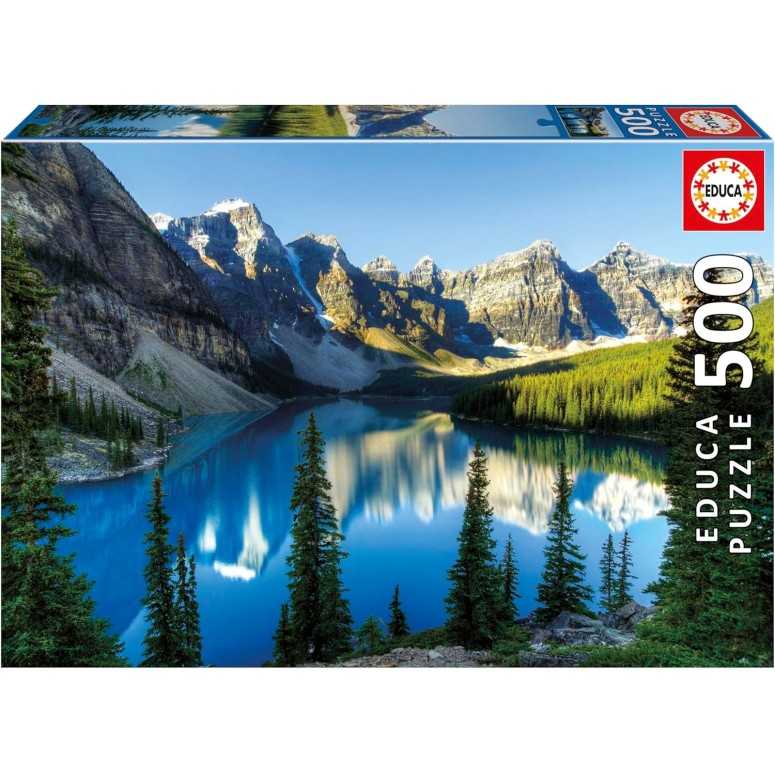 PUZZLE 500 pcs - Lago em Alberta - EDUCA
