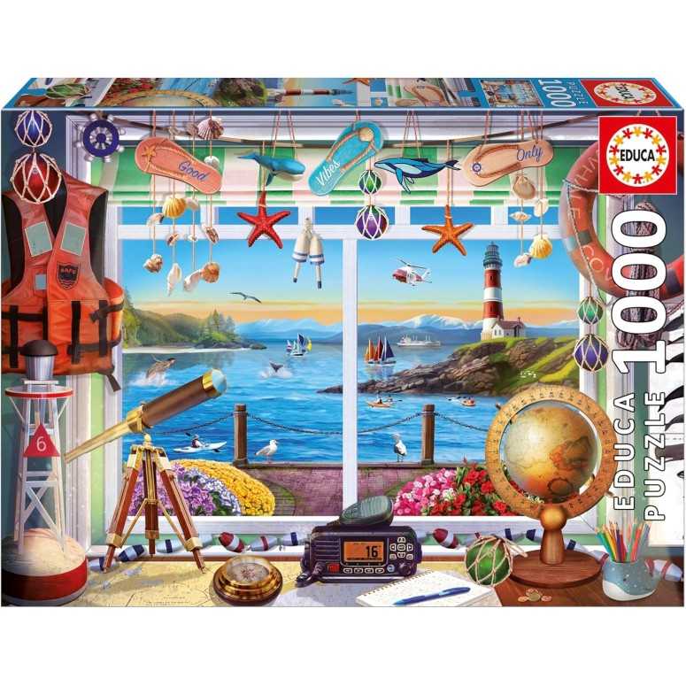 PUZZLE 1000 pcs  Vida no Porto - EDUCA