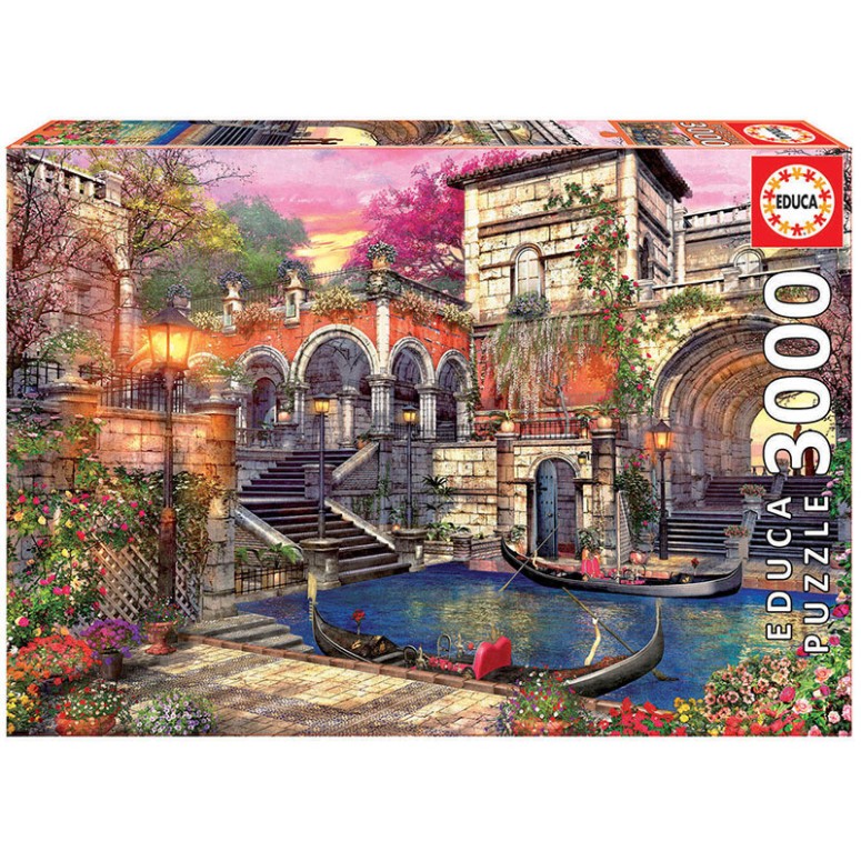 PUZZLE 3000 pcs Romance em Veneza - EDUCA