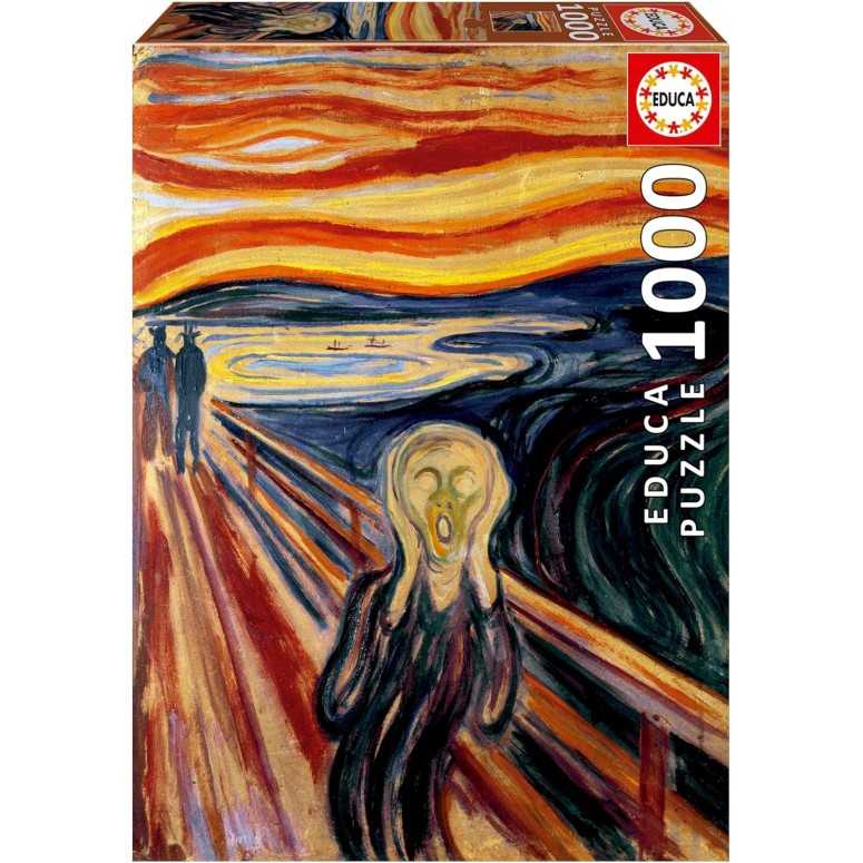 PUZZLE 1000 pcs  O Grito - E. Munch - EDUCA