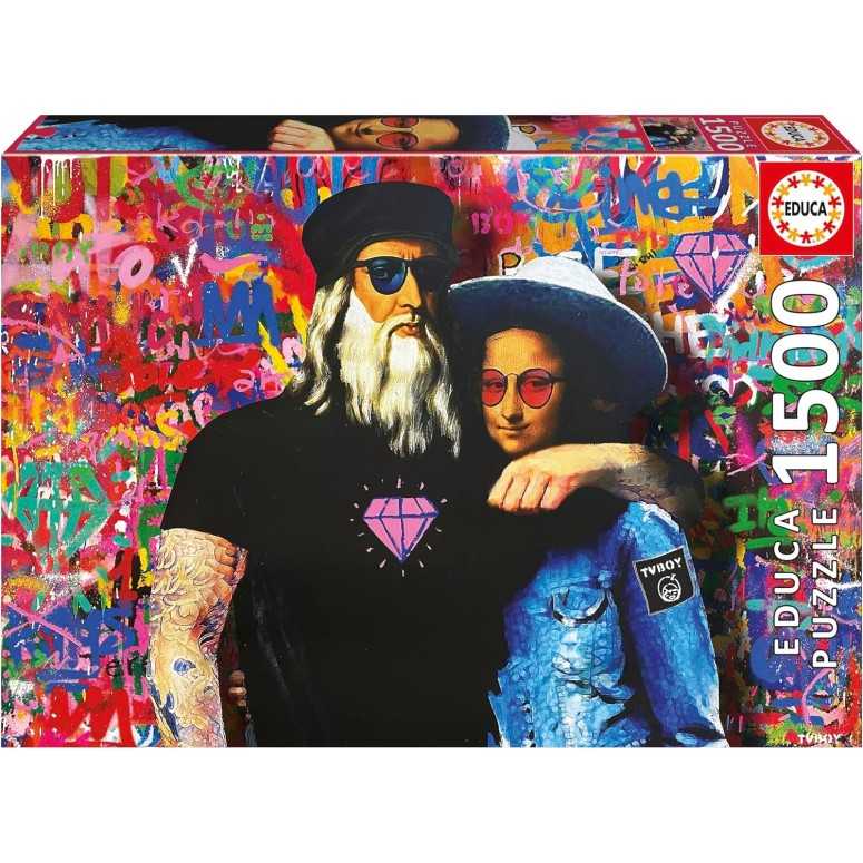PUZZLE 1500 pcs - Leo e Lisa Tv Boy - EDUCA