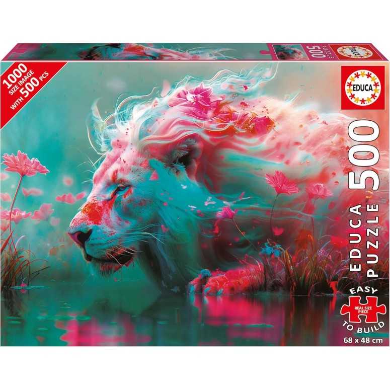 PUZZLE 500 pcs PLUS - O Rei das Flores - EDUCA