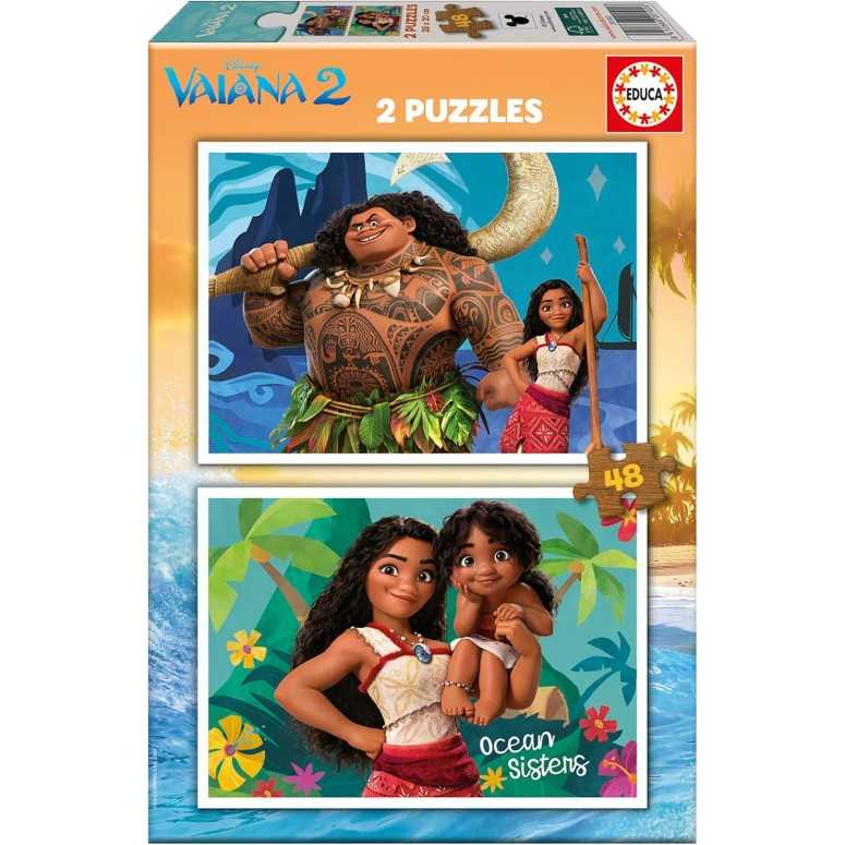 PUZZLE 2x48 pcs Vaiana 2 - EDUCA