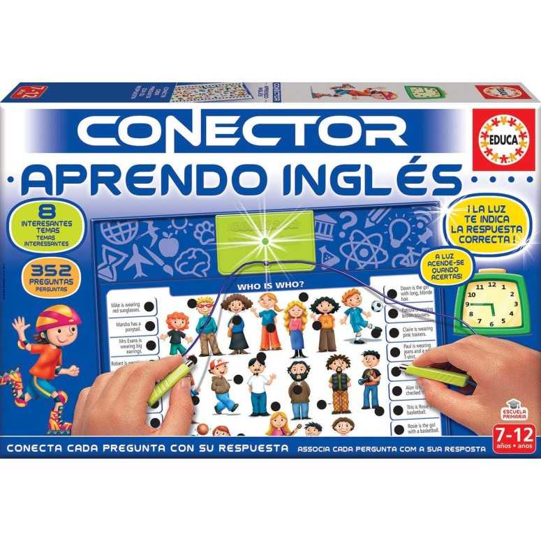 Jogo Didático Conector Aprendo Inglês - EDUCA